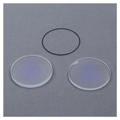 60mm Refractive Double-Separate Achromatic Lens with Spacer for Astronomical Telescope(D60 F600 Blue)