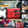 20000mAh Emergency Weather Radio, NOAA AM FM Solar Hand Crank Radio, Cell Phone Charger, SOS Alarm, Flashlight & LED Reading Lamp for Hurricane Outdoor Survival (Red) view 3