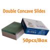 JOEBO Microscope Kit 25.4x76.2mm 1" x 3" 50 pcs Double Concave Microscope Blank Glass Slides Microscope Lens Adapters view 2