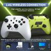 Nonbliep 2 Pack for Xbox Controller Series X|S, Xbox One X|S, PC, Wireless Controller with 2.4GHz Adapter/Macro/Turbo/3.5mm Audio Jack/Dual Vibration Green+White Need to Upgrade view 2