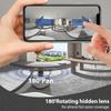 Small-ECO Speaker Camera - Indoor Security Camera - Full HD 1080P WiFi PTZ 180 Rotate Right/Left Motion Detection Mini Nanny Cam view 4
