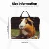 Smiling Laptop Case 14 Inch, Water Resistant Laptop Sleeve with Handle Shockproof Protective Traveling Computer Cover Portable Laptop Bag Laptop Briefcase Men Women view 3