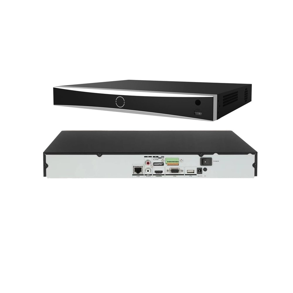 4K 8MP 32 Channel Acusense DS-7632NXI-K2 NVR withNo POE Ports, 2 SATA Hard Drive Spaces, Human/Vehicle Detection, Up to 4K 12MP IP Cameras, Hard Drive Not Included