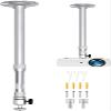 2-Be-Best Projector Mount Silver Extendable Height Projector Ceiling Mount Long Mounts 18-31in/46-80cm 360 Angle Adjustable Mounts for Mini Projectors view 1