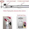 2-Be-Best Projector Mount Silver Extendable Height Projector Ceiling Mount Long Mounts 18-31in/46-80cm 360 Angle Adjustable Mounts for Mini Projectors view 3