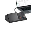 H1E USB C Docking Station with AI Voice Recorder, Free Transcription & Summarization, 4K HDMI, 1Gbps Ethernet, 5Gbps Data Transfers, 83W PD, Laptop Docking Station for Windows/Mac/ChromeOS (H1E) view 1