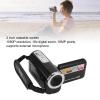 ASHATA Video Camera Camcorder, HD 1080P 16MP Camcorder 16X Digital Zoom Video Camera for, with 2 Inch Rotation Screen Vlogging Recorder for Travel (Black) view 3