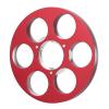 Empty Tape Reel, 6 Holes Empty Reel, Aluminum Alloy Empty Tape Reel Sound Recording Tape Empty Reel for NAGRA Miniature for Reel to Reel Tape Recorder (Red) view 1