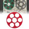 Empty Tape Reel, 6 Holes Empty Reel, Aluminum Alloy Empty Tape Reel Sound Recording Tape Empty Reel for NAGRA Miniature for Reel to Reel Tape Recorder (Red) view 4