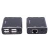 ASHATA USB Extender Over Cat5e/6/7 164ft/50m, 4 USB 2.0 Ports, Switch Extender Long Range Extender Plug and Play Supports All Operating System, Keyboard and Mouse view 1