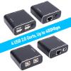ASHATA USB Extender Over Cat5e/6/7 164ft/50m, 4 USB 2.0 Ports, Switch Extender Long Range Extender Plug and Play Supports All Operating System, Keyboard and Mouse view 4