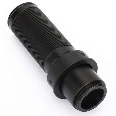 120x Zoom C Mount Lens, Bright Image, Exquisite Workmanship for Industry Microscope Camera, Suitable for All Microscopes