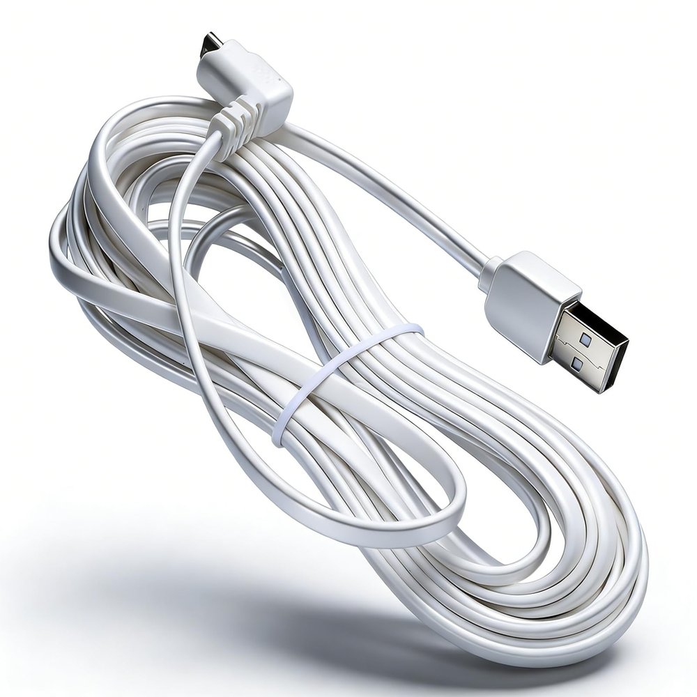Power Cable Compatible with Pro, Pro 2, GO Light Camera, 10m/32.8ft Weatherproof Outdoor Charging Cord for Security Camera
