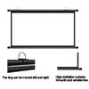 XOMSFKB 30" 40" 50" Home Theater Projection Screen Portable Movie Screen Manual Pull Down Projector Screen 16:9 4K HD Screen for Home Cinema(30inch(76cm)-16:9) view 2