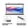 XOMSFKB 30" 40" 50" Home Theater Projection Screen Portable Movie Screen Manual Pull Down Projector Screen 16:9 4K HD Screen for Home Cinema(30inch(76cm)-16:9) view 3