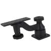6in Swing Arm Mount Marine Grade Aluminum Horizontal Base Bent Swing Arm Mount for Fish Finders Chartplotters view 4