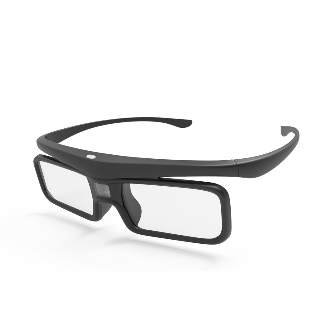 Valerion DLP Link 3D Glasses, Rechargeable Active Shutter Eyewear compatiable with VisionMaster Max/ Pro2/ Pro, StreamMater Puls2/ Puls & Other DLP-Link 3D projectors (1 Pack)
