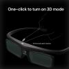 Valerion DLP Link 3D Glasses, Rechargeable Active Shutter Eyewear compatiable with VisionMaster Max/ Pro2/ Pro, StreamMater Puls2/ Puls & Other DLP-Link 3D projectors (1 Pack) view 2