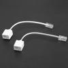 AROVHAR 2 Socket 8P4C / RJ45 Male RJ11 6P4C to Female M/F Adapter Telephone Ethernet view 4