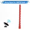 VekAuto Car Signal Antenna, AM/FM Signal Front Aerial for GMC Sierra 1500-3500 Rubber Material Red view 4