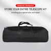 aqxreight Telescope Carrying Case for 70400 70300 Telescopes Large Storage Bag with Shockproof Design Compatible with Mount Tripod Optical Tubes and Astronomy Accessories view 3