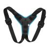 aqxreight Helmet Chin Mount Adjustable Strap Secure Digital Cameras and Accessories Fit Motorcycle Camera Holder for 7 6 5 (Blue) view 3