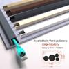 Grey Cable Concealer Wall Kit - 315in Cable Raceway for Extension Cord, Cord Cover Kit for Wall Mounted TV, Gray Wire Management, Decorative Electrical Cable Concealer, Cable Channel, Wire Molding view 3