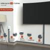 Grey Cable Concealer Wall Kit - 315in Cable Raceway for Extension Cord, Cord Cover Kit for Wall Mounted TV, Gray Wire Management, Decorative Electrical Cable Concealer, Cable Channel, Wire Molding view 4