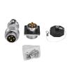 Aviation Connector Zinc Alloy Aviation Plug Socket with Function, Stable Electrical Performance and Multi core Design for Communications, Computers view 3