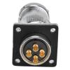 Aviation Connector Zinc Alloy Aviation Plug Socket with Function, Stable Electrical Performance and Multi core Design for Communications, Computers view 4