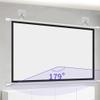 BEVUPAAERE Home Theater Projector Screen HD Movie Screen Manual Pull Down Projection Screen 30" 40" 50" 60" 72" 4K 16:9 4:3 Format, Wall/Ceiling Mounted Widescreen(60 Inch (4:3)) view 3