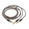 16Cores Braided Silver Plated Replacement Upgrade Cable Compatible with The HE4XX, HE-400i Headphones (2 X 3.5mm Version)(2.5mm Balanced,2m) view 1