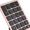 aqxreight RF304 22 Keys Numeric Keypad USB Computers Keyboard with Receiver Iron Grey (Rose Gold) view 3