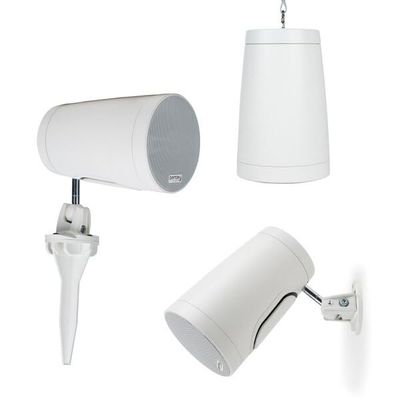 Dayton Audio 4" Compact Pendant/Landscape Speaker 70V/100V/8 Ohm White WP40XTW