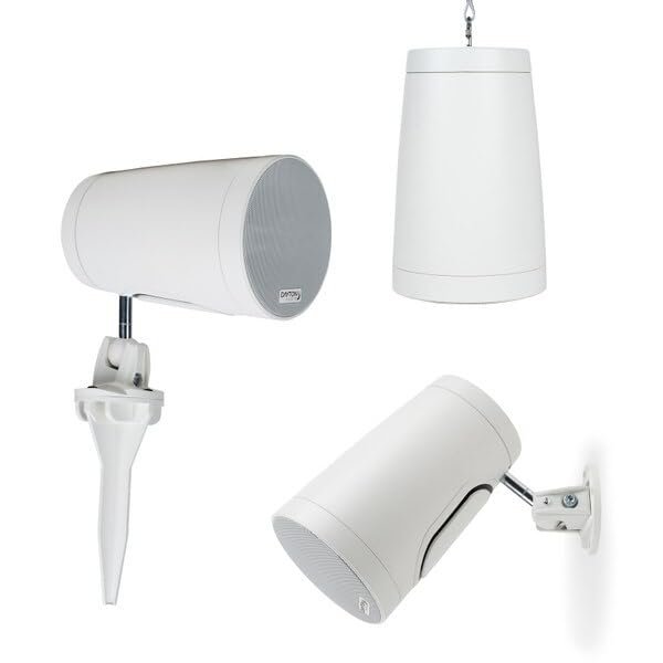 Dayton Audio 4" Compact Pendant/Landscape Speaker 70V/100V/8 Ohm White WP40XTW