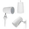 Dayton Audio 4" Compact Pendant/Landscape Speaker 70V/100V/8 Ohm White WP40XTW view 1