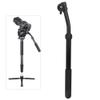 Hydraulic Pressure Ballhead Stretch Translation Handle Accessory, Professional Metal Handle for EI 717AH PTH1H, Rubber Coated Grip, Double Garlands Lock for Right or Left view 3