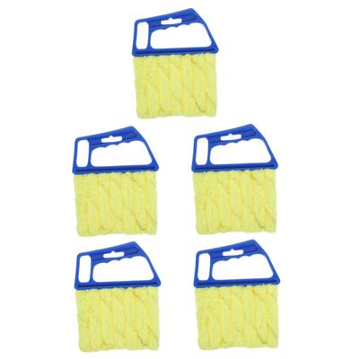 Baluue 5pcs Window Blinds Cleaning Brush Portable Pulley Tool for Shutters Air Conditioning Vents and Hard Reach Areas Lightweight and Easy to Store