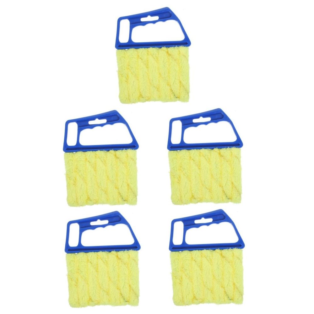 Baluue 5pcs Window Blinds Cleaning Brush Portable Pulley Tool for Shutters Air Conditioning Vents and Hard Reach Areas Lightweight and Easy to Store