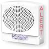 ELSPSTW-AL Pack of 4 High-Fidelity Speaker Strobes, White; Alert Lettering; Clear Lens; LED; Wall Mounting; 1/8W Up to 2W (5W 70V), 25 or 70 VRMS Operation; Indoor; 15/30/75/110/135/185 cd view 2