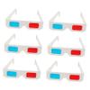 DOITOOL 100pcs Red Blue Movie Glasses Oversized Paper Cardboard Eyewear for Adults Boys and Girls view 1