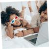DOITOOL 100pcs Red Blue Movie Glasses Oversized Paper Cardboard Eyewear for Adults Boys and Girls view 2