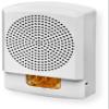 ELSPSTW-NA Pack of 4 High-Fidelity Speaker Strobes, White; No Lettering; Amber Lens; LED; Wall Mounting; 1/8W Up to 2W (5W 70V), 25 or 70 VRMS Operation; Indoor; 15/30/75/110/135/185 cd view 2