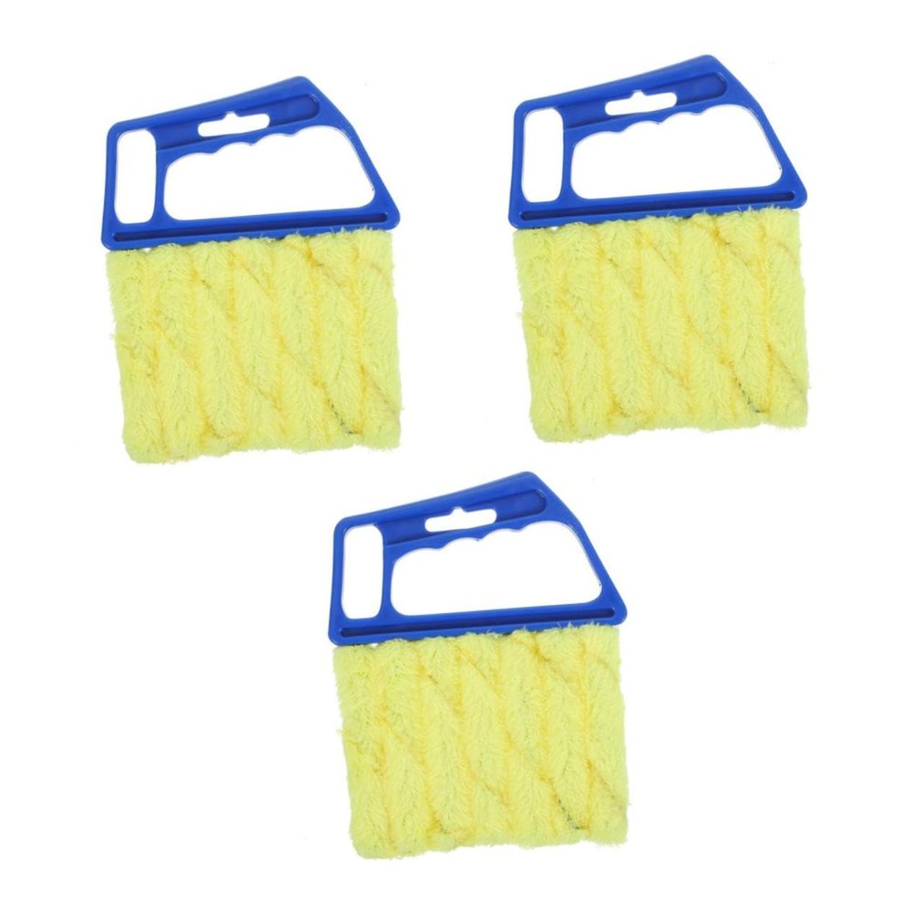 Baluue 3pcs Blinds Cleaning Brush for Window and Air Conditioner Vents Lightweight and Portable Dust Removal Tool for Hard Reach Areas Homes and Offices