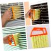 Baluue 2pcs Handheld Cleaning Brush for Blinds Finger Design for Deep Gaps Reusable Window Shutter Cleaning Brushes Orange Yellow for Home Use view 4
