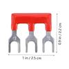 ARTSEWPLY Terminal Strip Shorting Strips 20pcs Tb1503 Pack Double Row Screw Terminals for Circuit Wiring view 2