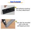 Cuttable Open Slot Wire Channel, Floor/Wall/Under Desk Cord Raceway Self Adhesive Wires Cover, Large Cable Trunking for Protect Ethernet Cables(6 Set White,H 50mm(2 in) W 35mm(1 3/8 in)) view 4