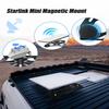 Starlink Mini Car Roof Mount, Magnetic Mount for Starlink Internet Satellite Kit, Starlink Magnet Fixing Kit with Adjustable Pipe Adapter, Starlink Mini Mounting Kit for RV, Van,Truck view 2