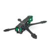 GEP-MK5X O3 Squashed X And GEP-MK5D O3 Deadcat Frame With 5mm Arms Compatible With O3 Air Unit 5inch FPV Freestyle HD Drone DIY Components(MK5X Standard Green) view 1