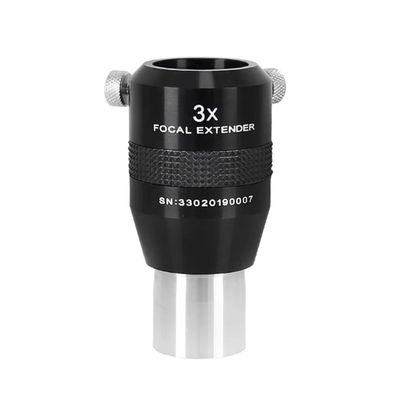 1.25 Inch 3X Apochromat & Achromatic 31.7mm Power Barlow Lens Metal Extender Lens